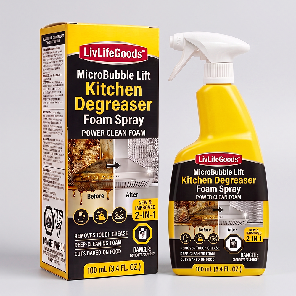 Next2Comfort™ MicroBubble Lift Kitchen Degreaser Foam Spray