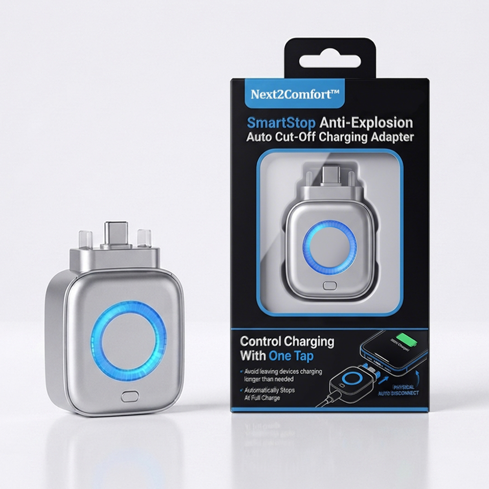 Next2Comfort™ SmartStop Anti-Explosion Auto Cut-Off Charging Adapter