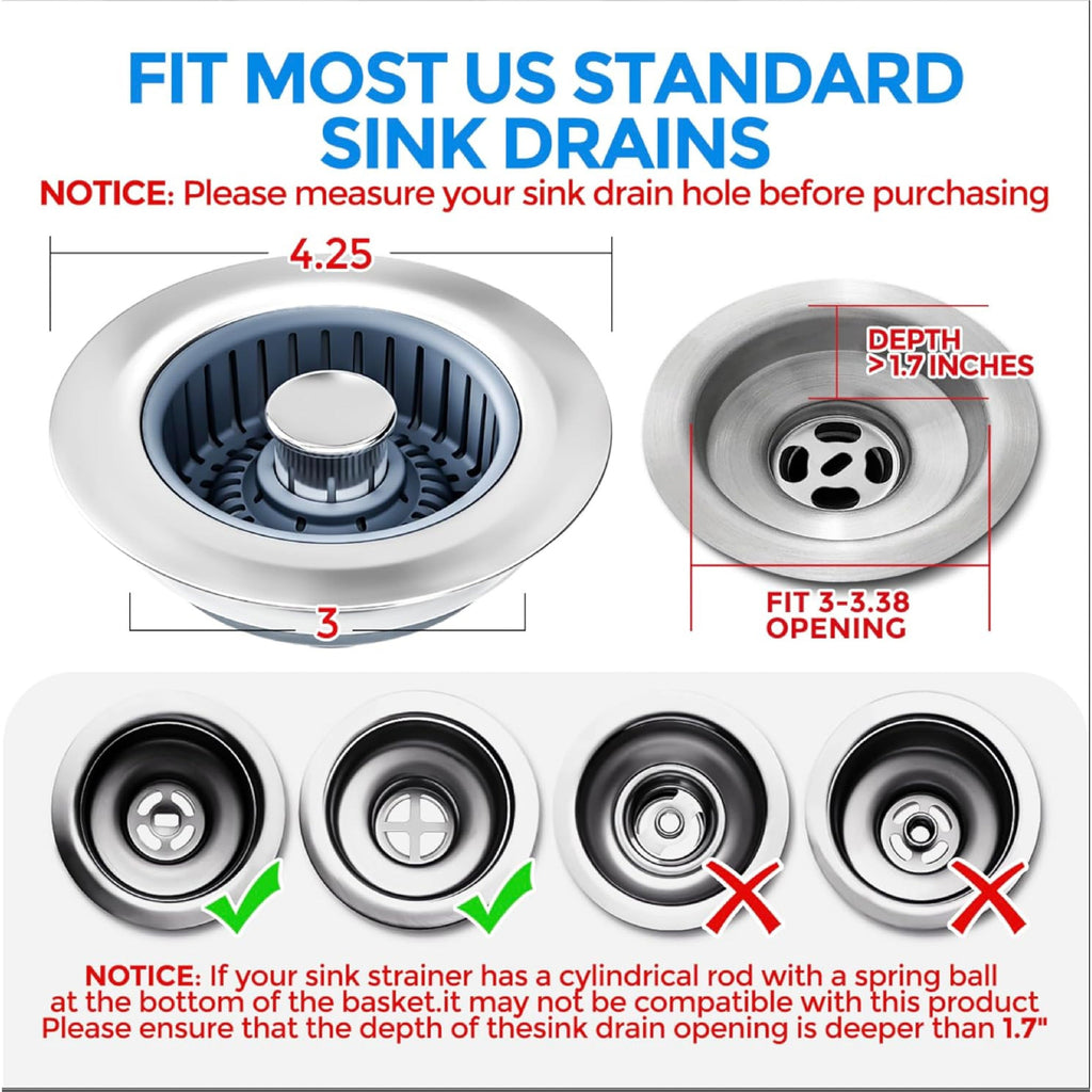 NeutralCare™ Anti-Insect 3-in-1 Seal Tight Strainer Combo