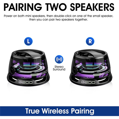 NeutralCare™ MagniBeat RGB Mini Bluetooth Speaker