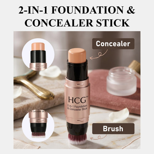 NeutralCare™ 2-in-1 Foundation & Concealer Stick with Brush