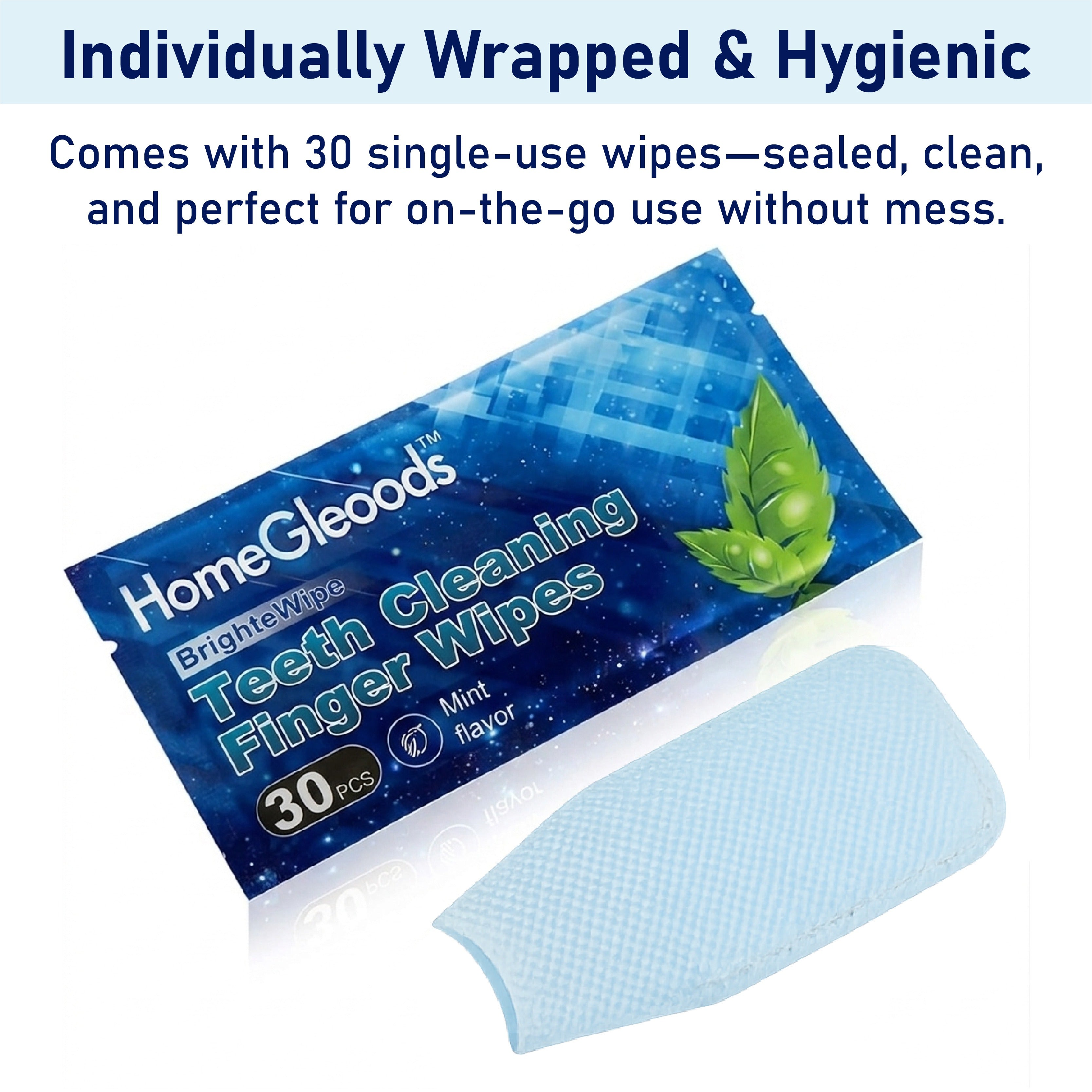 NeutralCare™ BrighteWipe Teeth Cleaning Finger Wipes