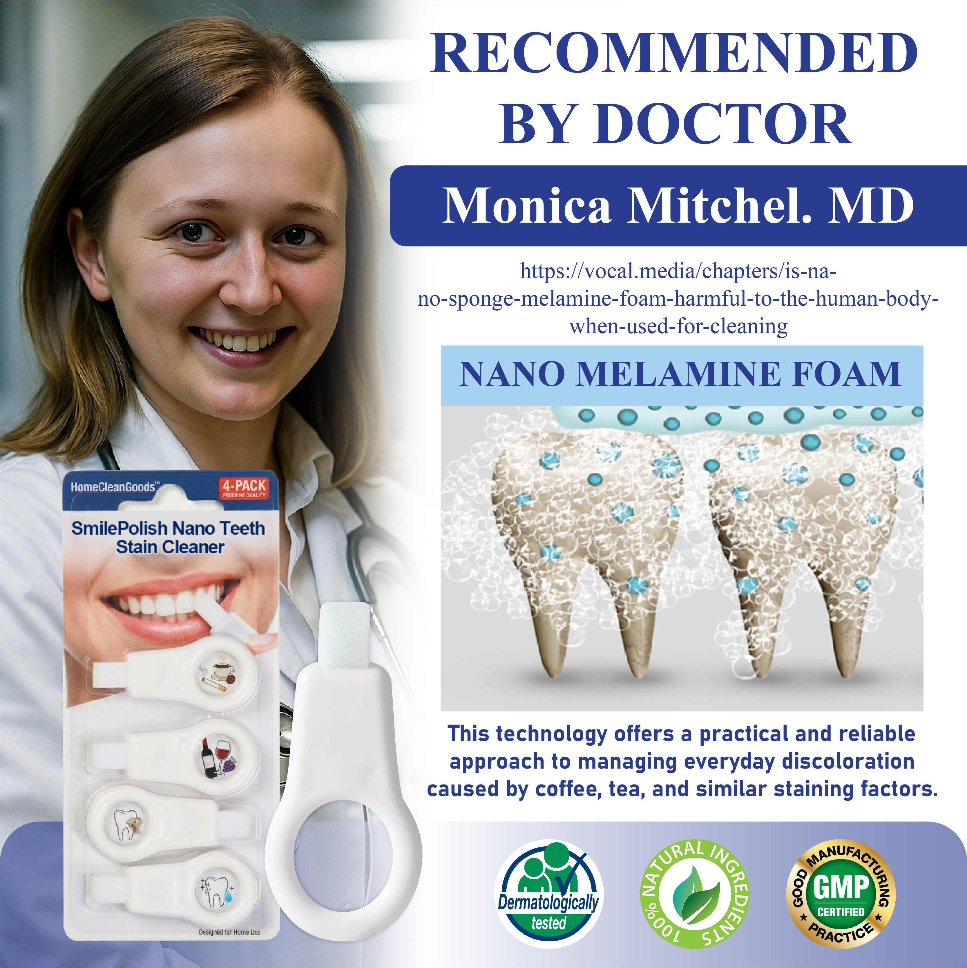 NeutralCare™ SmilePolish Nano Teeth Stain Cleaner