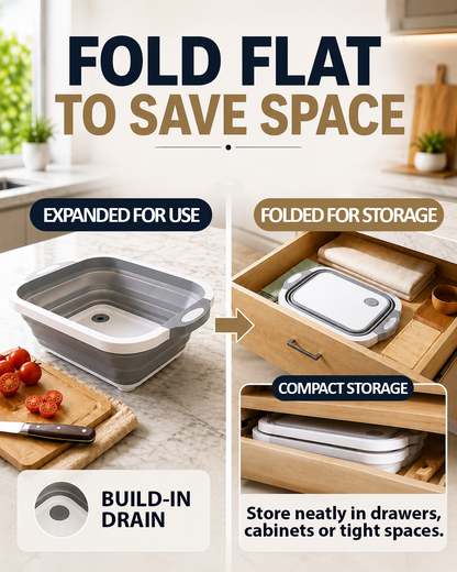 Next2Comfort™ AllPrep Collapsible Kitchen Prep Station