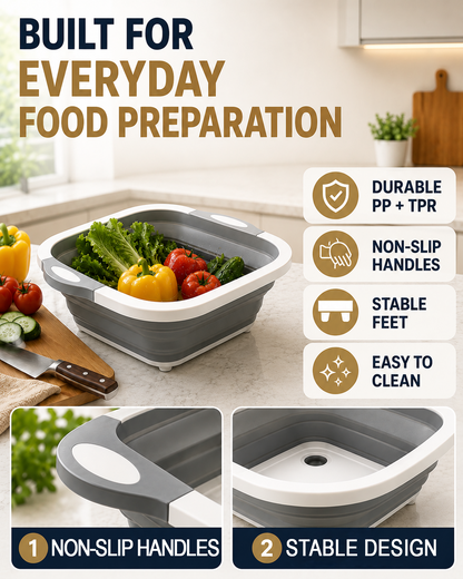 Next2Comfort™ AllPrep Collapsible Kitchen Prep Station