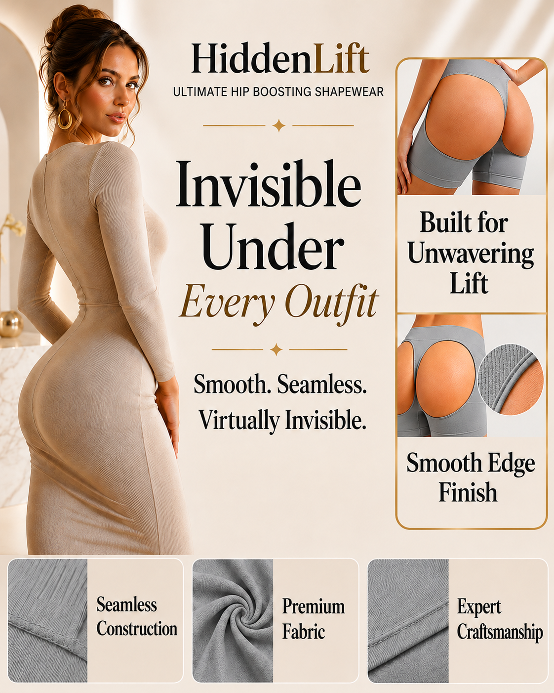 Next2Comfort™ HiddenLift Ultimate Hip Boosting Shapewear
