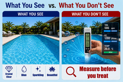 Next2Comfort™ PureCheck Smart 3-in-1 TDS Water Quality Tester
