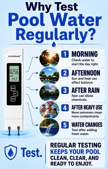 Next2Comfort™ PureCheck Smart 3-in-1 TDS Water Quality Tester