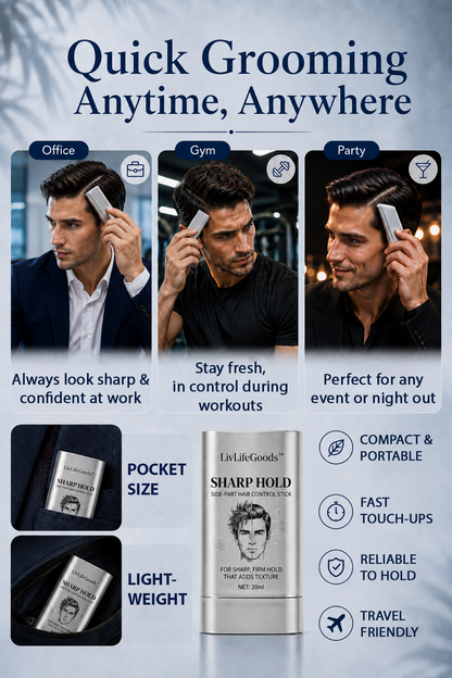 Next2Comfort™ SharpHold Side-Part Hair Control Stick