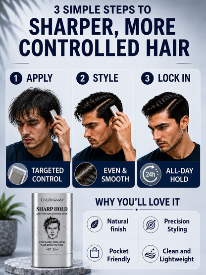 Next2Comfort™ SharpHold Side-Part Hair Control Stick