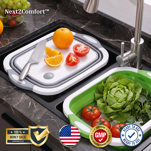 Next2Comfort™ AllPrep Collapsible Kitchen Prep Station