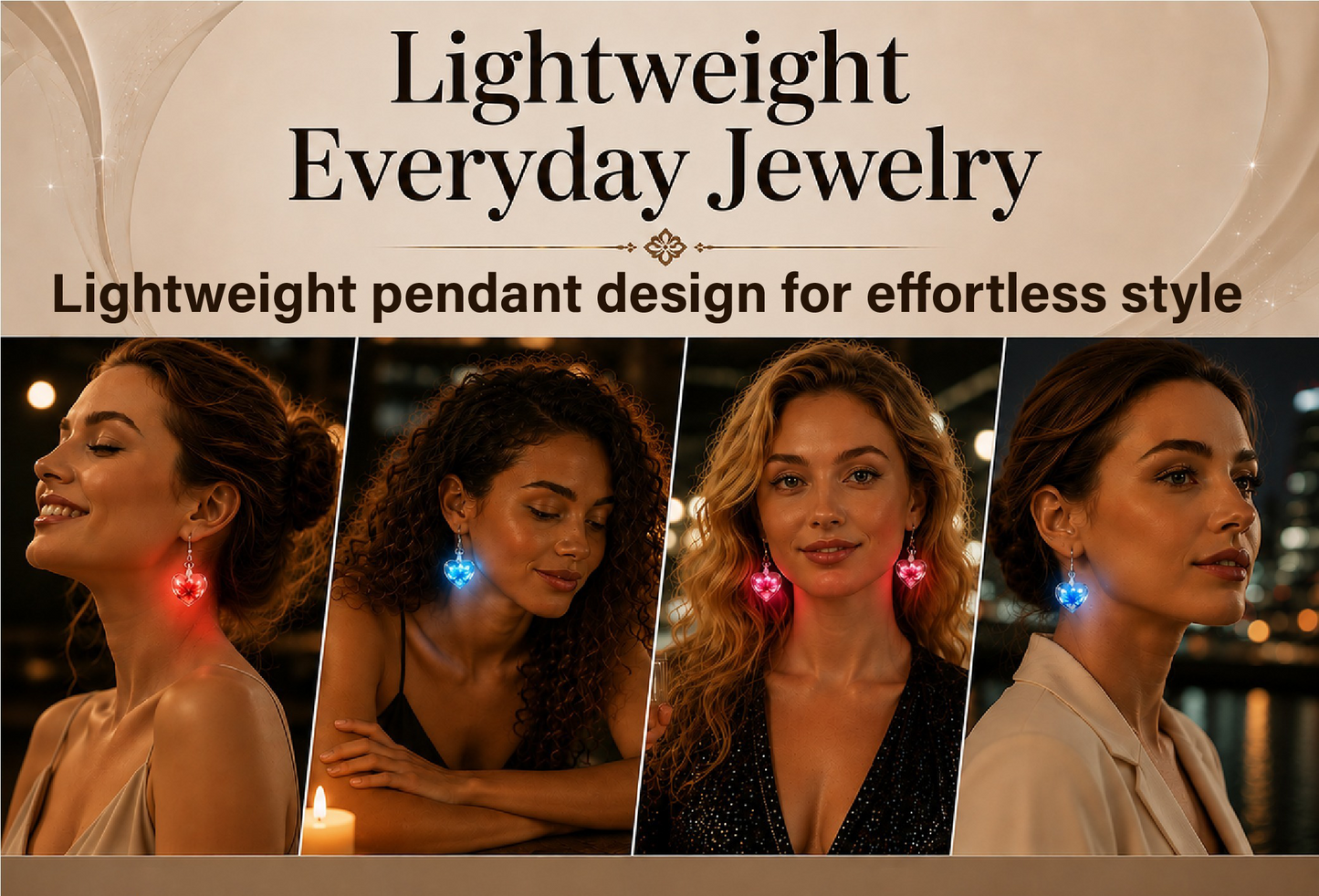 Next2Comfort™ ColorGlaze Luminous Floral Glass Earrings