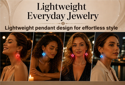 Next2Comfort™ ColorGlaze Luminous Floral Glass Earrings