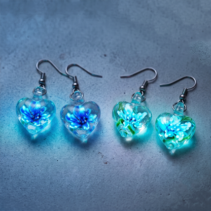 Next2Comfort™ ColorGlaze Luminous Floral Glass Earrings