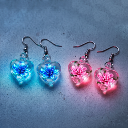Next2Comfort™ ColorGlaze Luminous Floral Glass Earrings