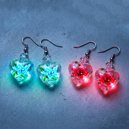 Next2Comfort™ ColorGlaze Luminous Floral Glass Earrings