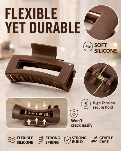 Next2Comfort™ CushionFlex Pressure-Free Silicone Hair Clip