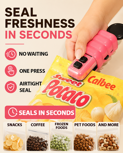 Next2Comfort™ SealFresh 3-in-1 Mini Kitchen Sealer