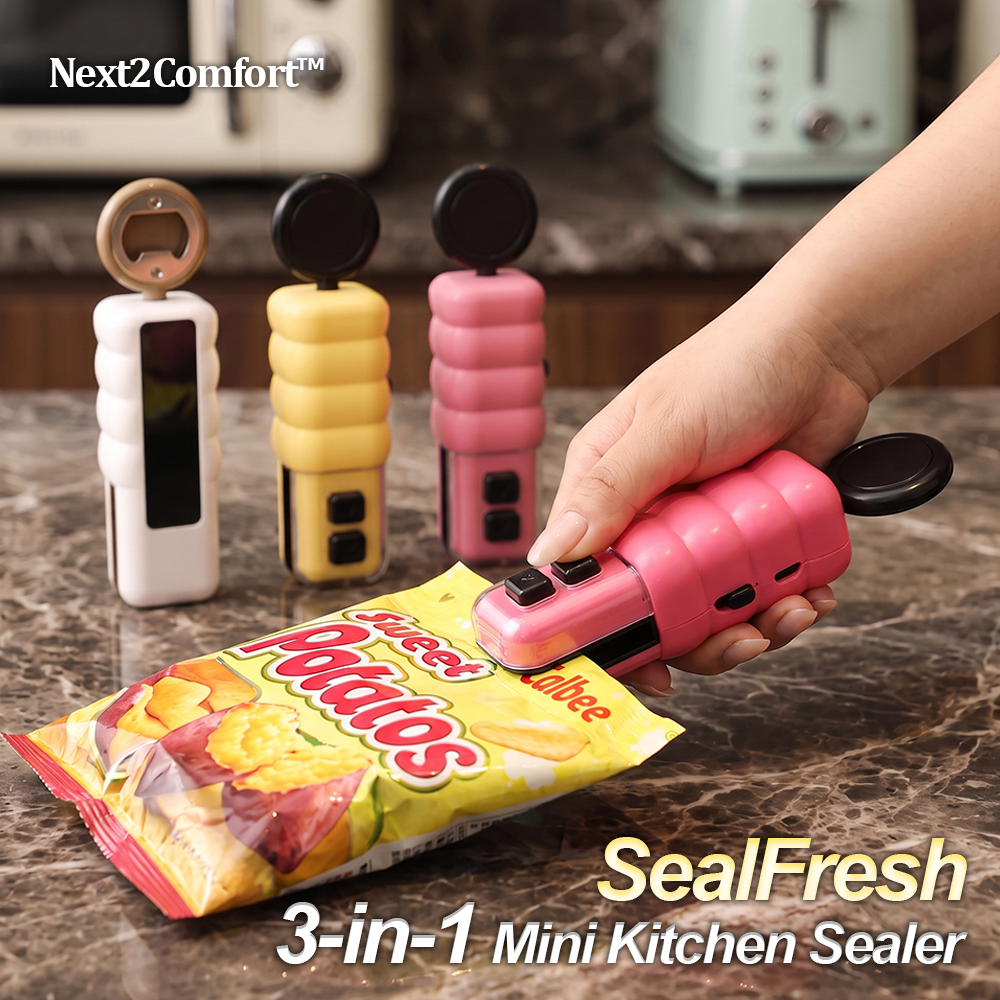 Next2Comfort™ SealFresh 3-in-1 Mini Kitchen Sealer