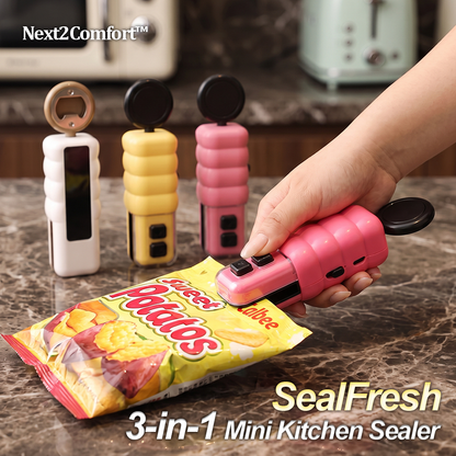 Next2Comfort™ SealFresh 3-in-1 Mini Kitchen Sealer