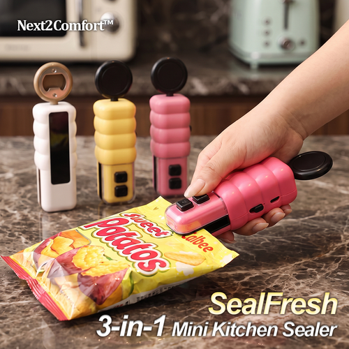 Next2Comfort™ SealFresh 3-in-1 Mini Kitchen Sealer