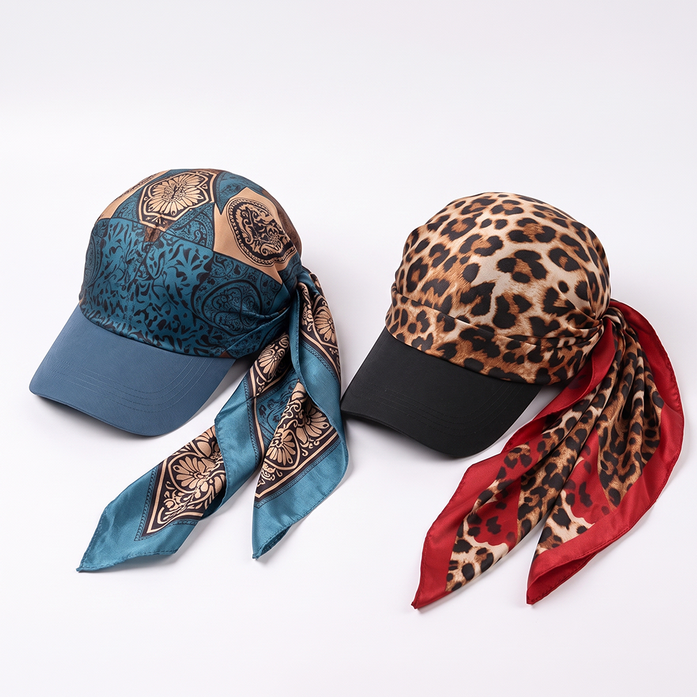 Next2Comfort™ SilkyShade Tie-Back Satin Scarf Visor Cap