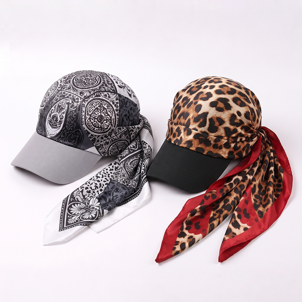 Next2Comfort™ SilkyShade Tie-Back Satin Scarf Visor Cap