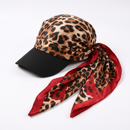 Next2Comfort™ SilkyShade Tie-Back Satin Scarf Visor Cap