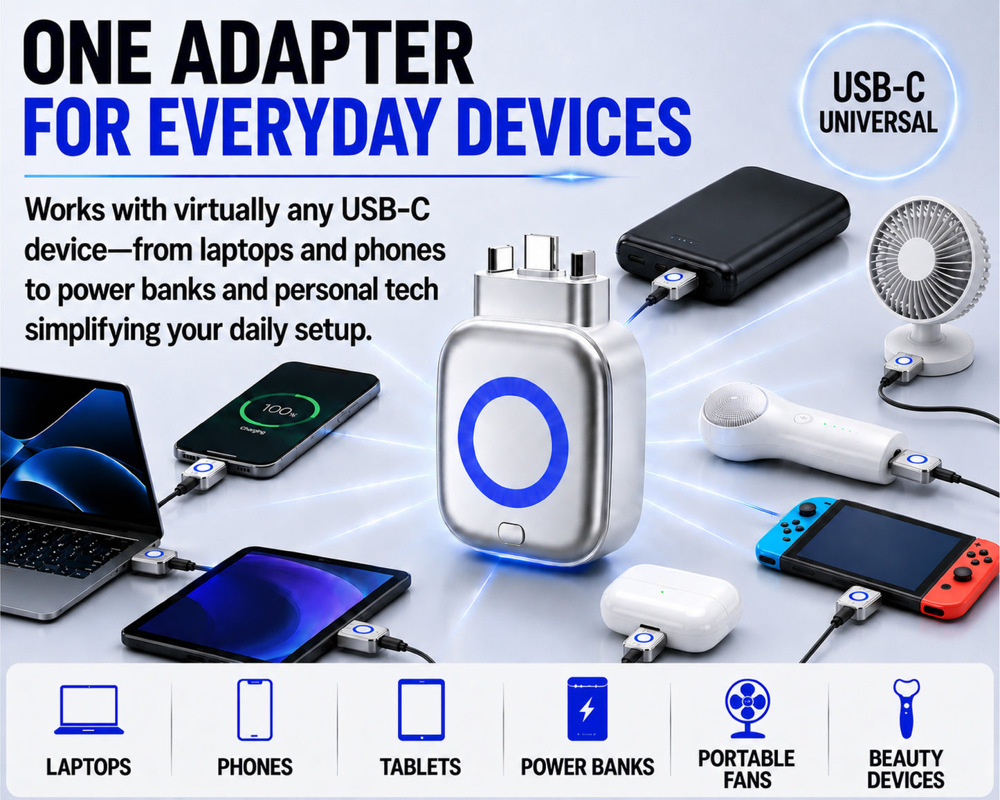 Next2Comfort™ SmartStop Anti-Explosion Auto Cut-Off Charging Adapter