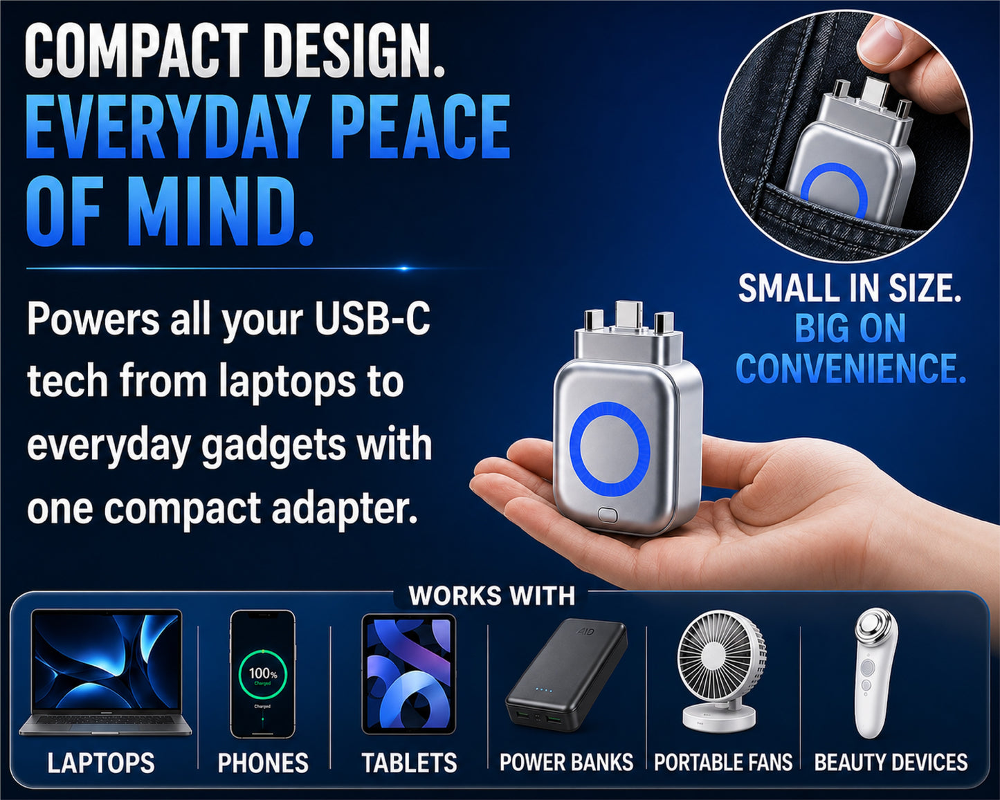 Next2Comfort™ SmartStop Anti-Explosion Auto Cut-Off Charging Adapter