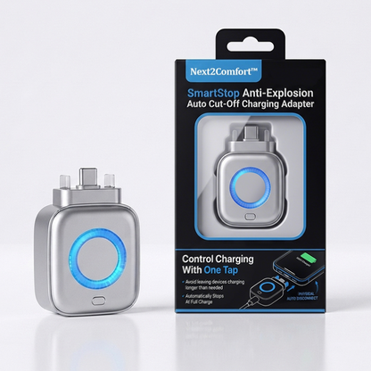 Next2Comfort™ SmartStop Anti-Explosion Auto Cut-Off Charging Adapter