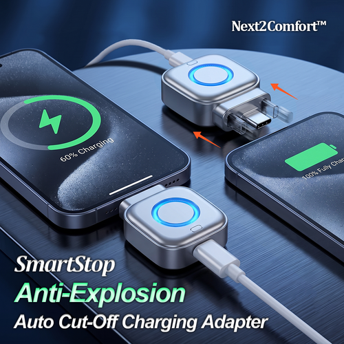 Next2Comfort™ SmartStop Anti-Explosion Auto Cut-Off Charging Adapter