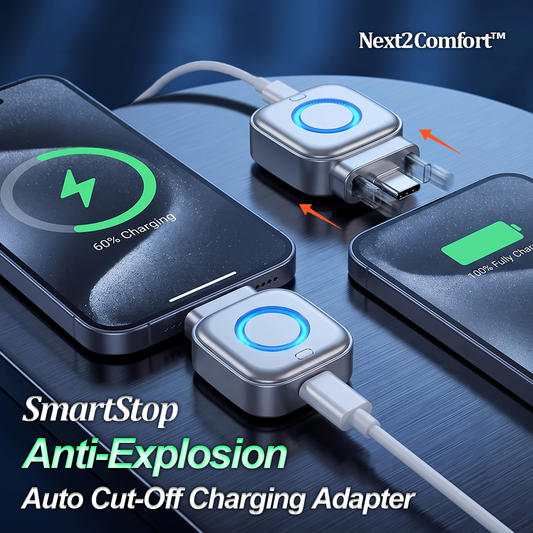 Next2Comfort™ SmartStop Anti-Explosion Auto Cut-Off Charging Adapter