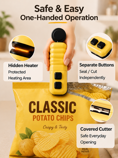 Next2Comfort™ SealFresh 3-in-1 Mini Kitchen Sealer